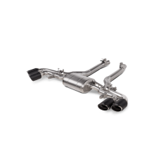 Akrapovic Titanium Exhaust with Carbon Fiber Tips for BMW F95 X5M | F96 X6M incl. Competition LCI Models (P/N: S-BM/T/35H)