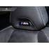 AutoTecknic BMW M Front Seat Dry Carbon Illuminated Emblem Surround | BM-0800